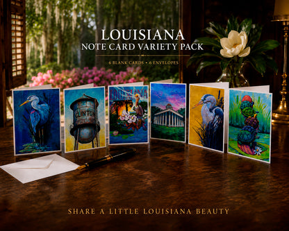 Louisiana Beauty Note Cards Variety Set 1